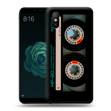 Силиконовый чехол на Xiaomi Mi A2 с принтом Кассета Силиконовый чехол на Xiaomi Mi A2 с принтом Кассета