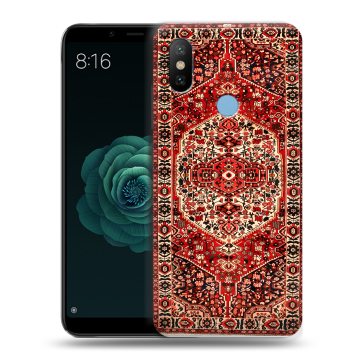 Силиконовый чехол на Xiaomi Mi A2 с принтом Ковер