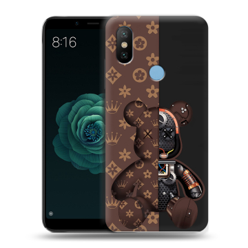 Силиконовый чехол на Xiaomi Mi A2 с принтом Луи робот Силиконовый чехол на Xiaomi Mi A2 с принтом Луи робот