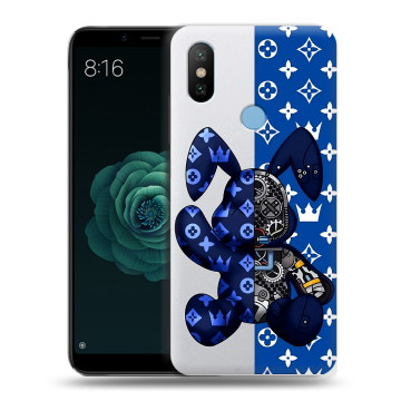 Силиконовый чехол на Xiaomi Mi A2 с принтом Луи робот Силиконовый чехол на Xiaomi Mi A2 с принтом Луи робот