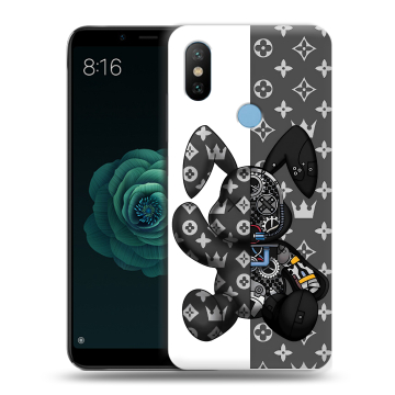Силиконовый чехол на Xiaomi Mi A2 с принтом Луи робот Силиконовый чехол на Xiaomi Mi A2 с принтом Луи робот