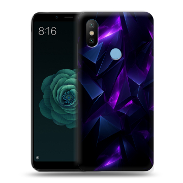Силиконовый чехол на Xiaomi Mi A2 с принтом Абстракиция