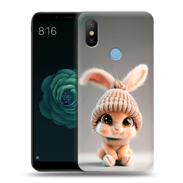 Силиконовый чехол на Xiaomi Mi A2 с принтом Кролик