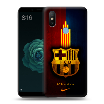 Силиконовый чехол на Xiaomi Mi A2 с принтом Барселона Barcelona