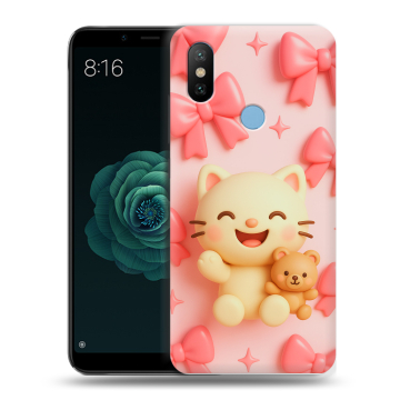 Силиконовый чехол на Xiaomi Mi A2 с принтом для девочек Силиконовый чехол на Xiaomi Mi A2 с принтом для девочек