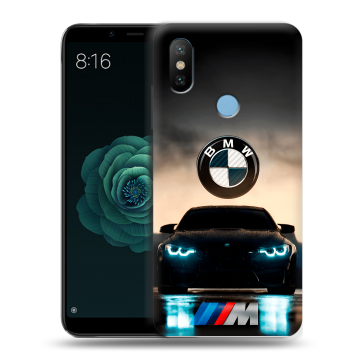 Силиконовый чехол на Xiaomi Mi A2 с принтом БМВ BMW