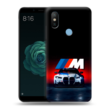 Силиконовый чехол на Xiaomi Mi A2 с принтом БМВ BMW