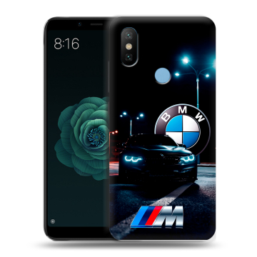 Силиконовый чехол на Xiaomi Mi A2 с принтом БМВ BMW