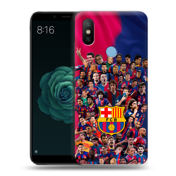 Силиконовый чехол на Xiaomi Mi A2 с принтом Барселона Barcelona
