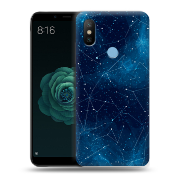 Силиконовый чехол на Xiaomi Mi A2 с принтом Космос звезды Силиконовый чехол на Xiaomi Mi A2 с принтом Космос звезды