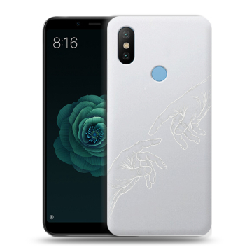 Силиконовый чехол на Xiaomi Mi A2 с принтом Сотворение мира Силиконовый чехол на Xiaomi Mi A2 с принтом Сотворение мира