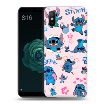 Силиконовый чехол на Xiaomi Mi A2 с принтом Лило и Стич Силиконовый чехол на Xiaomi Mi A2 с принтом Лило и Стич