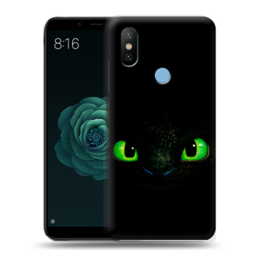 Силиконовый чехол на Xiaomi Mi A2 с принтом Как приручить дракона Силиконовый чехол на Xiaomi Mi A2 с принтом Как приручить дракона
