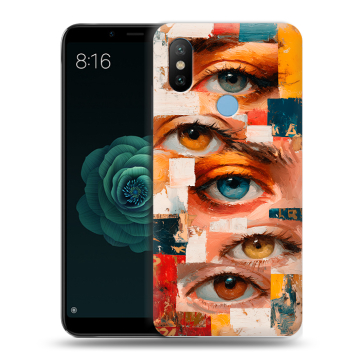 Силиконовый чехол на Xiaomi Mi A2 с принтом Модный принт Силиконовый чехол на Xiaomi Mi A2 с принтом Модный принт
