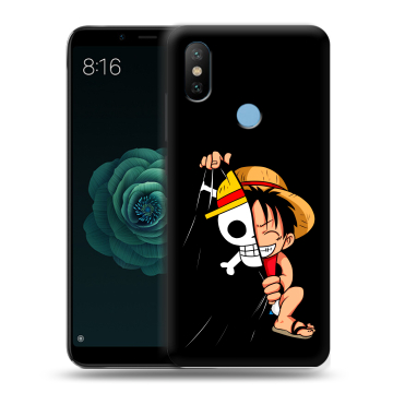 Силиконовый чехол на Xiaomi Mi A2 с принтом One Piece Ван Пис Силиконовый чехол на Xiaomi Mi A2 с принтом One Piece Ван Пис