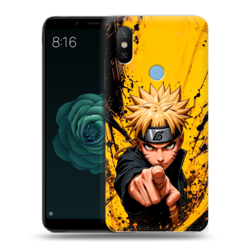 Силиконовый чехол на Xiaomi Mi A2 с принтом Naruto Наруто Силиконовый чехол на Xiaomi Mi A2 с принтом Naruto Наруто