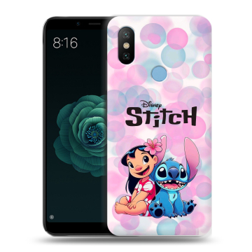 Силиконовый чехол на Xiaomi Mi A2 с принтом Лило и Стич Силиконовый чехол на Xiaomi Mi A2 с принтом Лило и Стич
