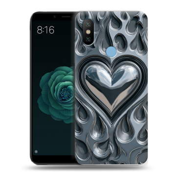 Силиконовый чехол на Xiaomi Mi A2 с принтом Y2K Силиконовый чехол на Xiaomi Mi A2 с принтом Y2K