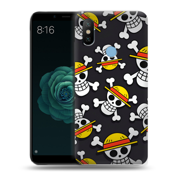 Силиконовый чехол на Xiaomi Mi A2 с принтом One Piece Ван Пис Силиконовый чехол на Xiaomi Mi A2 с принтом One Piece Ван Пис