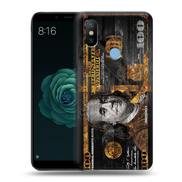 Силиконовый чехол на Xiaomi Mi A2 с принтом Доллар деньги Силиконовый чехол на Xiaomi Mi A2 с принтом Доллар деньги