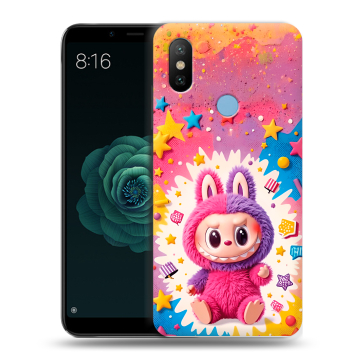 Силиконовый чехол на Xiaomi Mi A2 с принтом Labubu Лабубу Силиконовый чехол на Xiaomi Mi A2 с принтом Labubu Лабубу