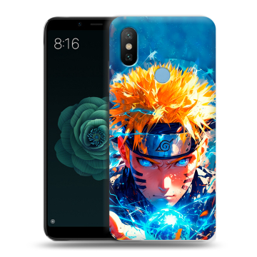 Силиконовый чехол на Xiaomi Mi A2 с принтом Аниме Наруто Naruto Силиконовый чехол на Xiaomi Mi A2 с принтом Аниме Наруто Naruto