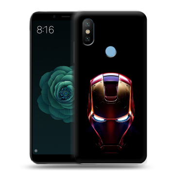 Силиконовый чехол на Xiaomi Mi A2 с принтом IronMan Железный человек Силиконовый чехол на Xiaomi Mi A2 с принтом IronMan Железный человек