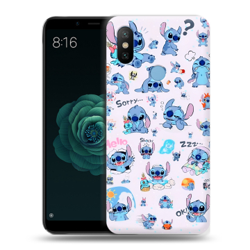 Силиконовый чехол на Xiaomi Mi A2 с принтом Лило и Стич