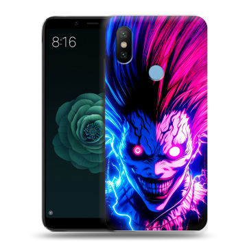 Силиконовый чехол на Xiaomi Mi A2 с принтом Death note Тетрадь смерти Силиконовый чехол на Xiaomi Mi A2 с принтом Death note Тетрадь смерти