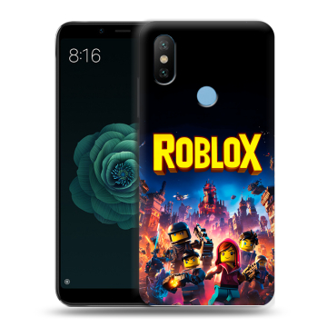 Силиконовый чехол на Xiaomi Mi A2 с принтом Roblox Роблокс Силиконовый чехол на Xiaomi Mi A2 с принтом Roblox Роблокс