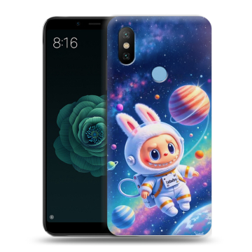 Силиконовый чехол на Xiaomi Mi A2 с принтом Labubu Лабубу Силиконовый чехол на Xiaomi Mi A2 с принтом Labubu Лабубу