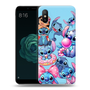 Силиконовый чехол на Xiaomi Mi A2 с принтом Лило и Стич