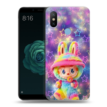 Силиконовый чехол на Xiaomi Mi A2 с принтом Labubu Лабубу Силиконовый чехол на Xiaomi Mi A2 с принтом Labubu Лабубу
