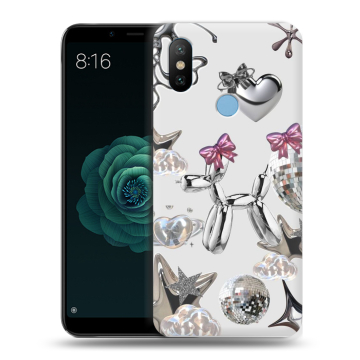 Силиконовый чехол на Xiaomi Mi A2 с принтом Y2K Силиконовый чехол на Xiaomi Mi A2 с принтом Y2K