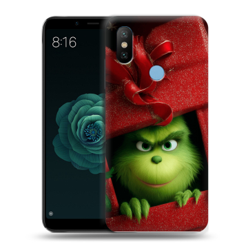 Силиконовый чехол на Xiaomi Mi A2 с принтом Новый год Силиконовый чехол на Xiaomi Mi A2 с принтом Новый год