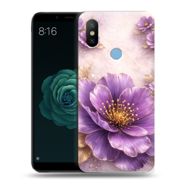 Силиконовый чехол на Xiaomi Mi A2 с принтом женский Силиконовый чехол на Xiaomi Mi A2 с принтом женский