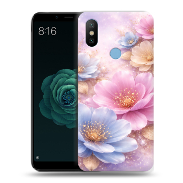 Силиконовый чехол на Xiaomi Mi A2 с принтом женский Силиконовый чехол на Xiaomi Mi A2 с принтом женский