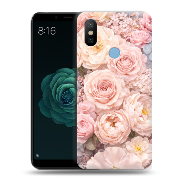 Силиконовый чехол на Xiaomi Mi A2 с принтом женский Силиконовый чехол на Xiaomi Mi A2 с принтом женский