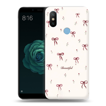 Силиконовый чехол на Xiaomi Mi A2 с принтом для девочек