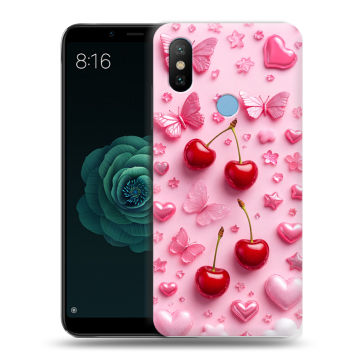 Силиконовый чехол на Xiaomi Mi A2 с принтом для девочек Силиконовый чехол на Xiaomi Mi A2 с принтом для девочек