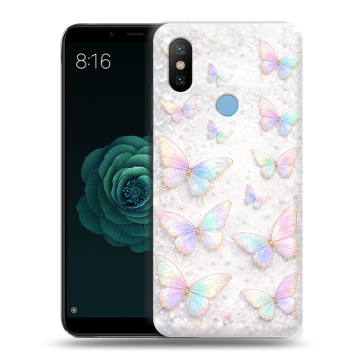 Силиконовый чехол на Xiaomi Mi A2 с принтом женский Силиконовый чехол на Xiaomi Mi A2 с принтом женский