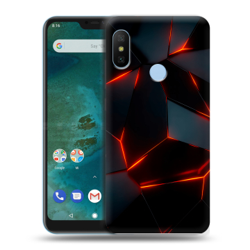 Пластиковый чехол на Xiaomi Mi A2 Lite с принтом Яркие абстракции