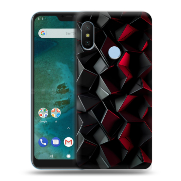 Пластиковый чехол на Xiaomi Mi A2 Lite с принтом Абстракция Пластиковый чехол на Xiaomi Mi A2 Lite с принтом Абстракция