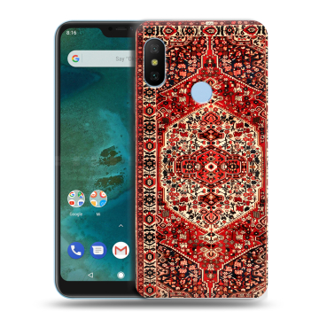 Пластиковый чехол на Xiaomi Mi A2 Lite с принтом Ковер