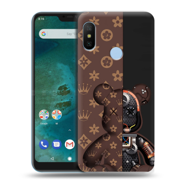 Пластиковый чехол на Xiaomi Mi A2 Lite с принтом Луи робот Пластиковый чехол на Xiaomi Mi A2 Lite с принтом Луи робот