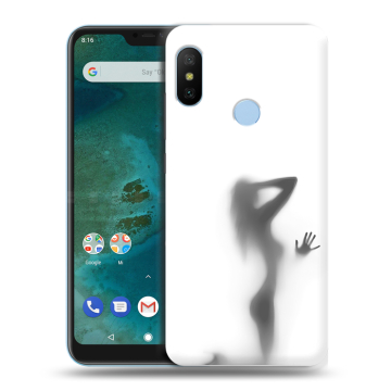 Пластиковый чехол на Xiaomi Mi A2 Lite с принтом Силуэт