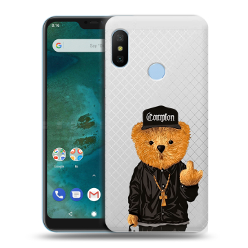 Пластиковый чехол на Xiaomi Mi A2 Lite с принтом Плюшевый медведь Пластиковый чехол на Xiaomi Mi A2 Lite с принтом Плюшевый медведь