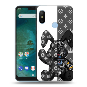 Пластиковый чехол на Xiaomi Mi A2 Lite с принтом Луи робот Пластиковый чехол на Xiaomi Mi A2 Lite с принтом Луи робот