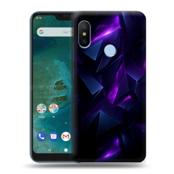 Пластиковый чехол на Xiaomi Mi A2 Lite с принтом Абстракиция