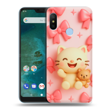 Пластиковый чехол на Xiaomi Mi A2 Lite с принтом для девочек Пластиковый чехол на Xiaomi Mi A2 Lite с принтом для девочек